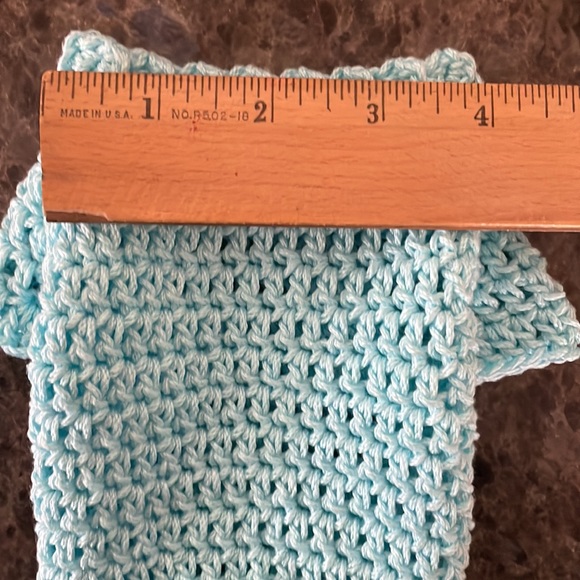 Hand Crocheted Kitten Sweater or Small Dog Sweater - Picture 6 of 7